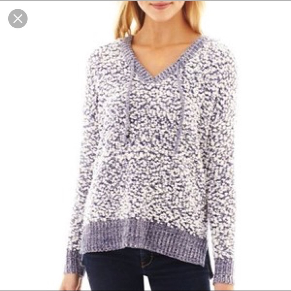 Sold! Soft chenille Popcorn pullover